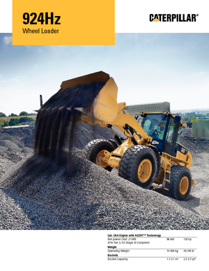 व्हील लोडर Caterpillar 924Hz