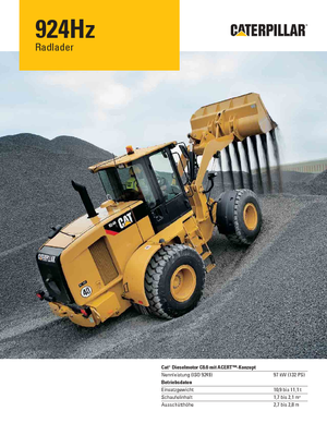 व्हील लोडर Caterpillar 924Hz