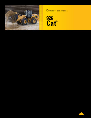 व्हील लोडर Caterpillar 926