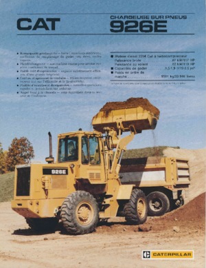 व्हील लोडर Caterpillar 926E