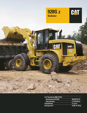 व्हील लोडर Caterpillar 928 Gz
