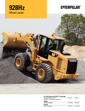 व्हील लोडर Caterpillar 928Hz