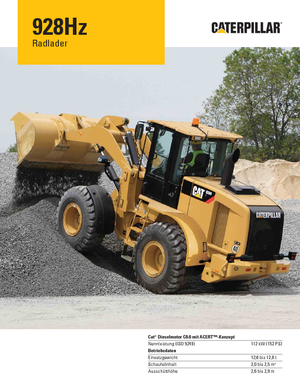 व्हील लोडर Caterpillar 928Hz
