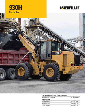 व्हील लोडर Caterpillar 930H