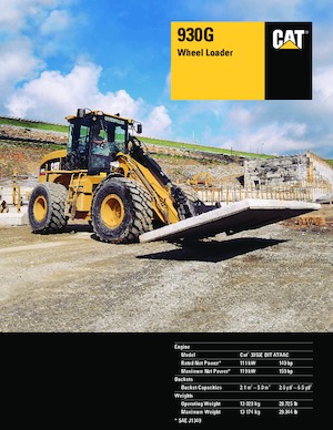 व्हील लोडर Caterpillar 930G