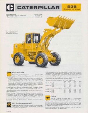 व्हील लोडर Caterpillar 936