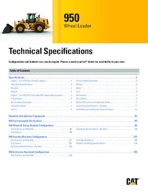 व्हील लोडर Caterpillar 950