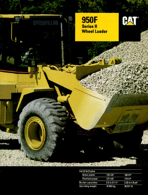 व्हील लोडर Caterpillar 950 F II-StVZO