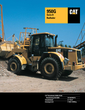 व्हील लोडर Caterpillar 950 G II StVZO