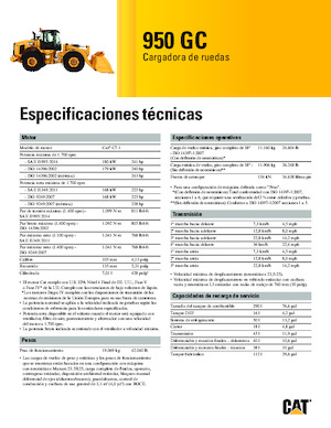 व्हील लोडर Caterpillar 950GC