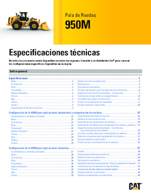 व्हील लोडर Caterpillar 950M