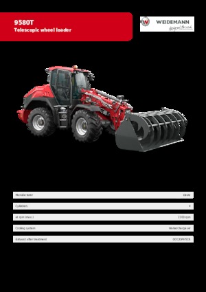 व्हील लोडर Weidemann 9580 T