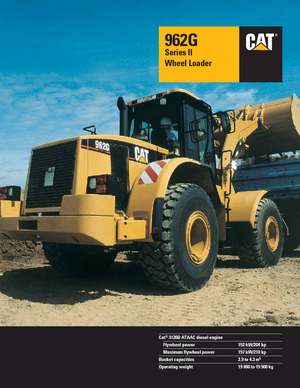 व्हील लोडर Caterpillar 962 G II