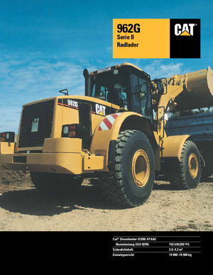 व्हील लोडर Caterpillar 962 G II