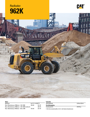 व्हील लोडर Caterpillar 962K