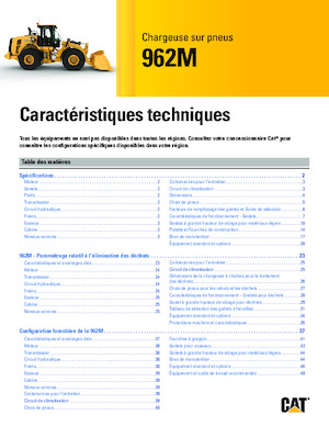 व्हील लोडर Caterpillar 962M