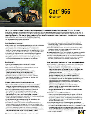 व्हील लोडर Caterpillar 966