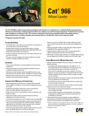 व्हील लोडर Caterpillar 966