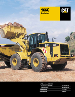 व्हील लोडर Caterpillar 966 G