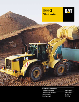 व्हील लोडर Caterpillar 966 G