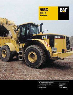 व्हील लोडर Caterpillar 966 G II