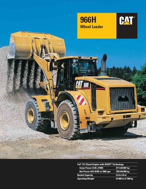 व्हील लोडर Caterpillar 966H