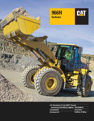व्हील लोडर Caterpillar 966H