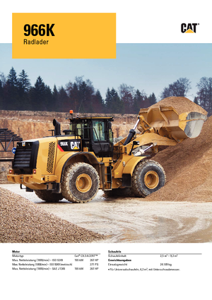 व्हील लोडर Caterpillar 966K