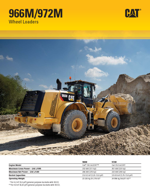 व्हील लोडर Caterpillar 972M