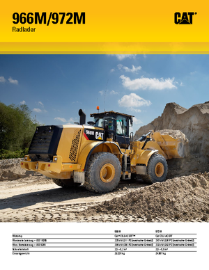 व्हील लोडर Caterpillar 972M