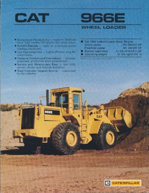 व्हील लोडर Caterpillar 966E
