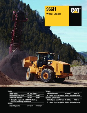 व्हील लोडर Caterpillar 966H