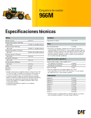 व्हील लोडर Caterpillar 966M