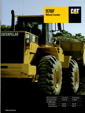 व्हील लोडर Caterpillar 970 F-StVZO