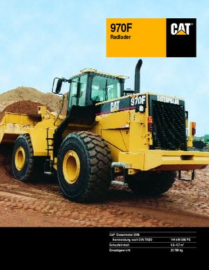 व्हील लोडर Caterpillar 970 F-StVZO