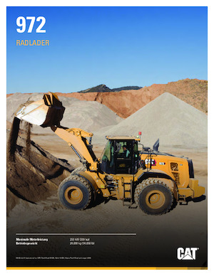 व्हील लोडर Caterpillar 972