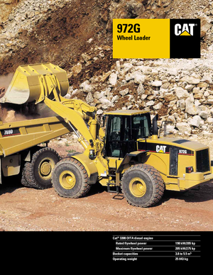 व्हील लोडर Caterpillar 972 G