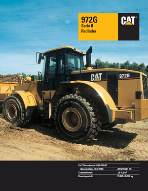 व्हील लोडर Caterpillar 972 G II