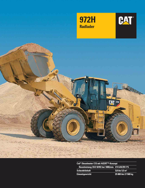 व्हील लोडर Caterpillar 972H
