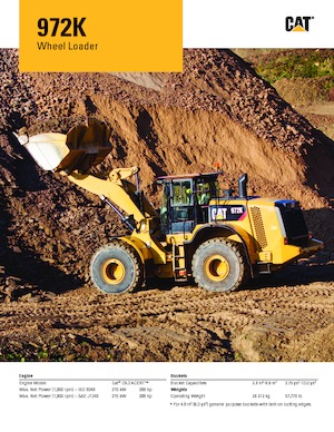 व्हील लोडर Caterpillar 972K