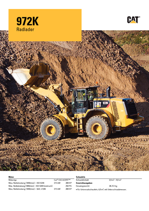 व्हील लोडर Caterpillar 972K