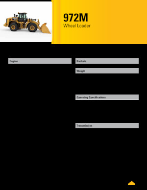 व्हील लोडर Caterpillar 972M