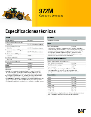 व्हील लोडर Caterpillar 972M