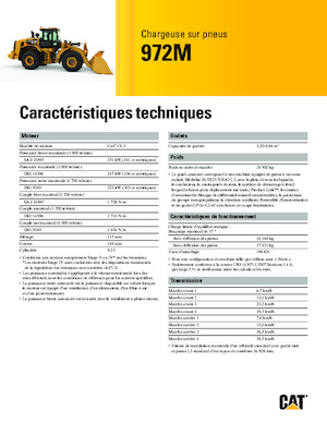 व्हील लोडर Caterpillar 972M