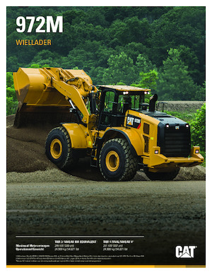 व्हील लोडर Caterpillar 972M