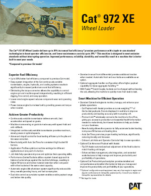 व्हील लोडर Caterpillar 972XE