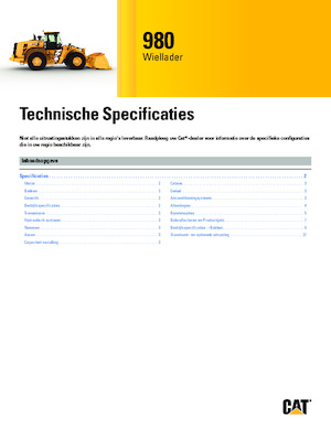 व्हील लोडर Caterpillar 980