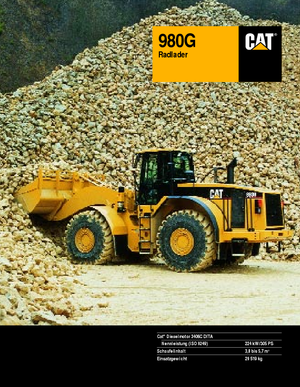 व्हील लोडर Caterpillar 980 G