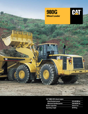 व्हील लोडर Caterpillar 980 G