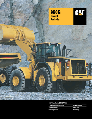 व्हील लोडर Caterpillar 980 G II
